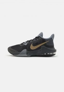 Nike Performance Herren AIR MAX IMPACT 3 - Basketballschuh - Black/metallic Gold/cool Grey/anthracite