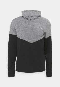 Nike Performance Herren RUN - Sweatshirt - Black/pure/silver -Angebote Nike Store b783220a8c604f74811815994bf07fa0