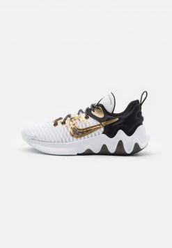 Nike Performance Herren GIANNIS IMMORTALITY - Basketballschuh - White/metallic Gold/black