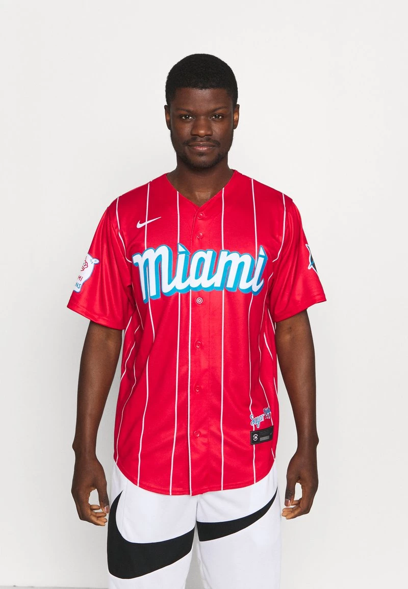Nike Performance MLB CITY CONNECT MIAMI MARLINS OFFICIAL REPLICA - Vereinsmannschaften - Red | Herren 1 Nike Performance MLB CITY CONNECT MIAMI MARLINS OFFICIAL REPLICA - Vereinsmannschaften - Red | Herren