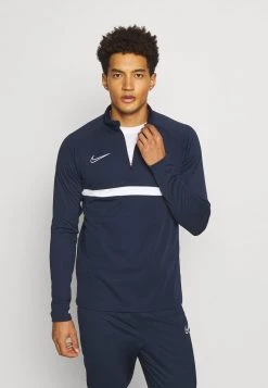 Nike Performance ACADEMY DRIL - Fleecepullover - Obsidian/white | Herren