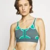 Nike Performance Damen BRA - Sport-BH Mit Mittlerer Stützkraft - Hasta/neptune Green/green Glow