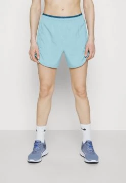 Nike Performance Damen TEMPO LUXE SHORT - Kurze Sporthose - Worn Blue/ash Green/silver
