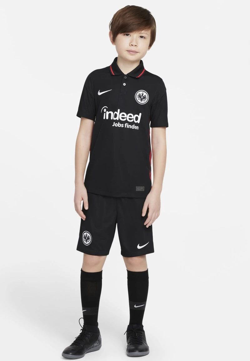 Nike Performance Unisex EINTRACHT FRANKFURT YNK DF STAD - Poloshirt - Black/white 1 Nike Performance Unisex EINTRACHT FRANKFURT YNK DF STAD - Poloshirt - Black/white