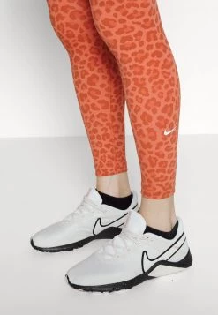 Nike Performance Damen ONE LEOPARD - Tights - Madder Root/white -Angebote Nike Store b8dd7996e4b542ef8449018c5e33ddf3