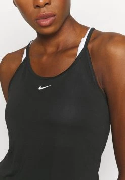 Nike Performance Damen ONE TANK - Top - Black/white -Angebote Nike Store b92dcdb59f4842ebbf8b175dd7b87157