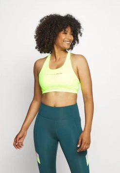 Nike Performance Damen AIR BRA - Sport-BH Mit Mittlerer Stützkraft - Yellow