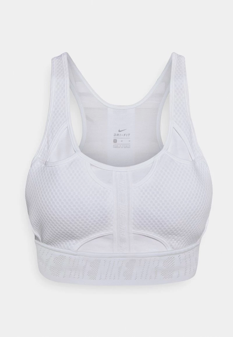 Nike Performance Damen BRA - Sport-BH Mit Mittlerer Stützkraft - White/grey Fog 4 Nike Performance Damen BRA - Sport-BH Mit Mittlerer Stützkraft - White/grey Fog – Bild 4