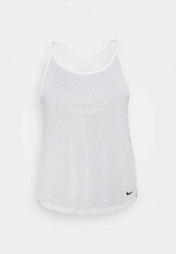 Nike Performance Damen ONE BREATHE TANK - Top - White/black -Angebote Nike Store ba088224d53e4ef68f2288958ce07997
