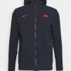 Nike Performance Herren FRANKREICH HOODIE - Nationalmannschaft - Dark Obsidian/university Red