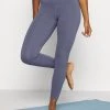 Nike Performance NIKE YOGA LUXE 7/8-INFINALON-LEGGINGS MIT HOHEM TAILLENBUND FÜR DAMEN - Tights - Diffused Blue/obsidian Mist