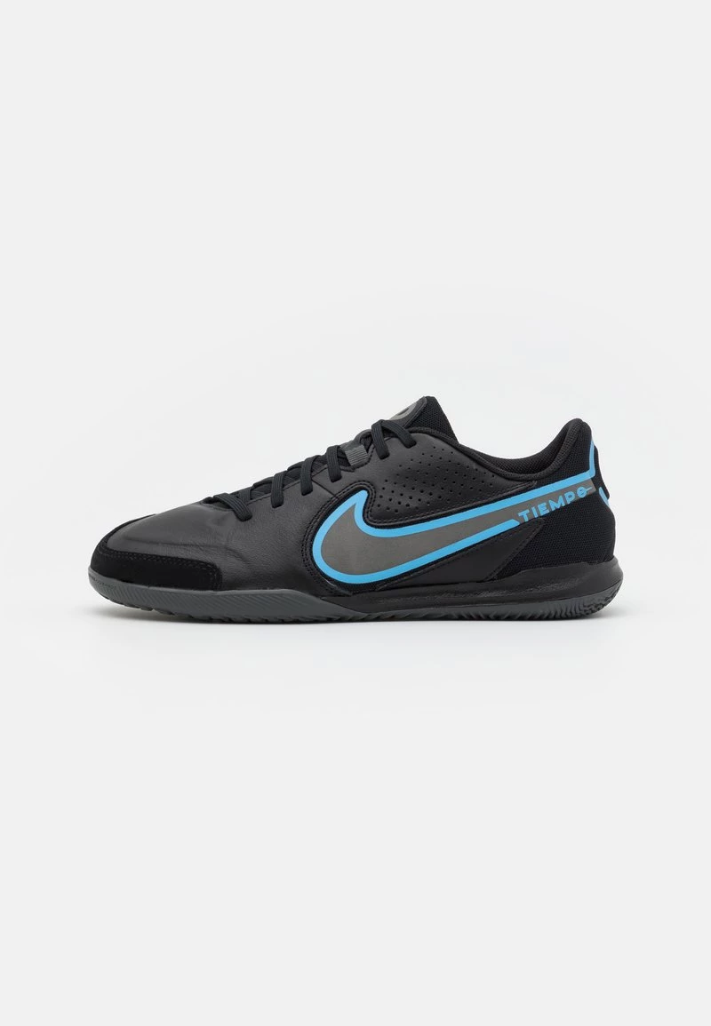Nike Performance Herren TIEMPO LEGEND 9 ACADEMY IC - Fußballschuh Halle - Black/iron Grey 1 Nike Performance Herren TIEMPO LEGEND 9 ACADEMY IC - Fußballschuh Halle - Black/iron Grey
