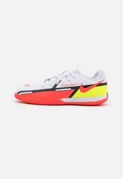 Nike Performance JR PHANTOM GT2 ACADEMY IC UNISEX - Fußballschuh Halle - White/bright Crimson/volt