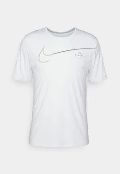 Nike Performance RUN MILER - Sport T-shirt - White/cave Stone | Herren -Angebote Nike Store bb16438cee8f42368cad719466a7e883