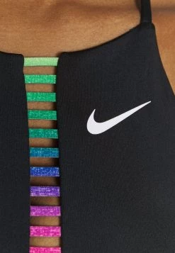 Nike Performance Damen INDY RAINBOW BRA - Sport-BH Mit Leichter Stützkraft - Black/white -Angebote Nike Store bbbca22bd5294f9aa6638e0fe37586c6