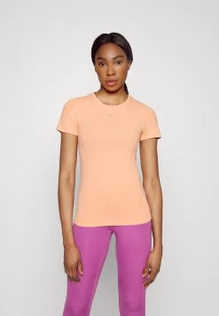 Nike Performance Damen AURA SLIM - Sport T-shirt - Lt Madder Root/silver