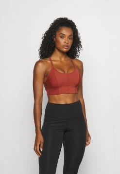 Nike Performance Damen INDY BRA - Sport-BH Mit Leichter Stützkraft - Redstone/dark Pony