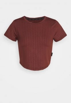 Nike Performance Damen T-Shirt Print - Bronze Eclipse