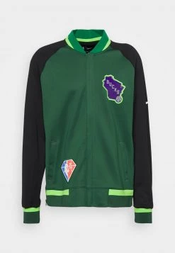 Nike Performance Herren NBA MILWAUKEE BUCKS MOMENTS MIXTAPES SHOWTIME LONG SLEEVE WARM UP - Vereinsmannschaften - Fir/black/white