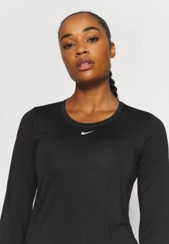 Nike Performance Damen ONE - Langarmshirt - Black/white -Angebote Nike Store bd682ea6e6ea4bf780538408dd8882c6