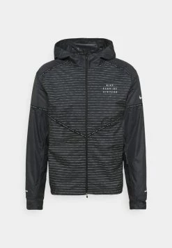 Nike Performance Herren RUN FLASH - Laufjacke - Black/reflective Silver -Angebote Nike Store bd876cf5bc5547b5b1f427849d817fc3