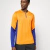 Nike Performance Herren ADVANTAGE - Langarmshirt - Light Curry/deep Royal Blue/white