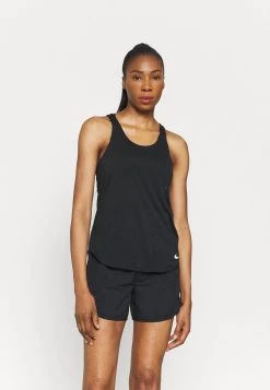 Nike Performance Damen BREATHE TANK COOL - Top - Black/reflective Silver