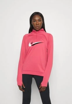Nike Performance Damen RUN - Langarmshirt - Archaeo Pink/black/reflective Silver