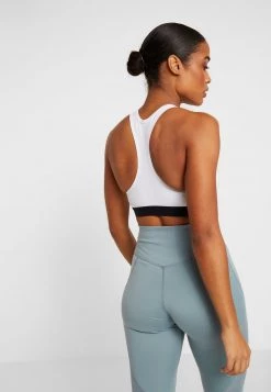 Nike Performance Damen BRA - Sport-BH Mit Mittlerer Stützkraft - White/black -Angebote Nike Store be8577cd78fa49eebddee8dd5d3b1095