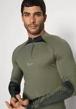 Nike Performance STRIKE DRILL - Langarmshirt - Medium Olive/night Forest/white | Herren -Angebote Nike Store bec684770d8d4f77af669b6f876f8d15