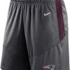 Nike Performance Herren NEW ENGLAND PATRIOTS NFL DRIFIT - Kurze Sporthose - Charcoal