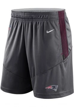 Nike Performance Herren NEW ENGLAND PATRIOTS NFL DRIFIT - Kurze Sporthose - Charcoal
