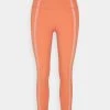 Nike Performance Damen LUXE EYLET 7/8 - Tights - Healing Orange/apricot Agate