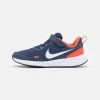 Nike Performance REVOLUTION 5 UNISEX - Laufschuh Neutral - Midnight Navy/white/orange