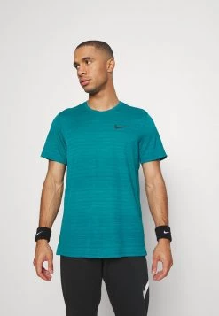 Nike Performance Herren SUPERSET - Sport T-shirt - Bright Spruce/black