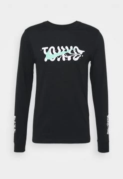 Nike Performance Herren DRY TEE TOKYO - Langarmshirt - Black