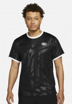 Nike Performance Herren CLASH - T-Shirt Print - Black /white