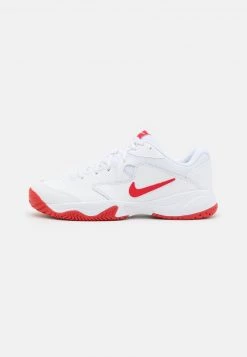 Nike Performance COURT JR LITE 2 UNISEX - Multicourt Tennisschuh - White/university Red