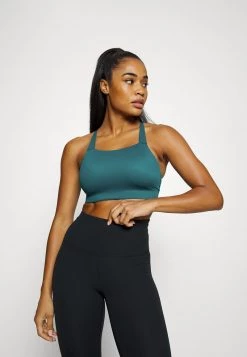 Nike Performance LUXE BRA - Sport-BH Mit Mittlerer Stützkraft - Geode Teal/midnight Turq | Damen