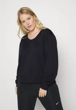 Nike Performance Damen Langarmshirt - Black/(reflective Silver)