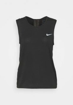 Nike Performance Damen RUN TANK - Top - Black/bright Crimson -Angebote Nike Store c0b23dc3ed72434aaf81cb72de9db60e