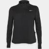 Nike Performance ELEMENT - Sport T-shirt - Black/reflective Silver | Damen