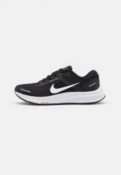 Nike Performance AIR ZOOM STRUCTURE 23 - Laufschuh Stabilität - Black/white/anthracite | Damen