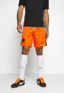 Nike Performance Herren NIEDERLANDE SHORT - Kurze Sporthose - Safety Orange/black