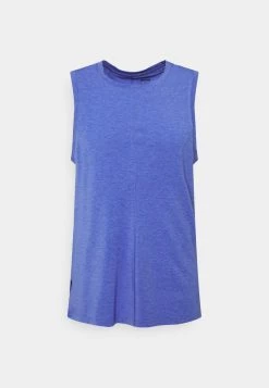 Nike Performance TANK - Sport T-shirt - Lapis/aluminum/black | Herren