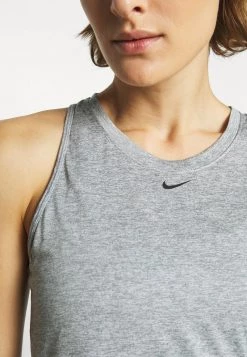 Nike Performance Damen ONE TANK - Top - Particle Grey Heather/black -Angebote Nike Store c1b4efe7c5ec4ad2a7d848405080c8eb