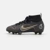 Nike Performance MERCURIAL 8 PRO FG UNISEX - Fußballschuh Nocken - Black/metallic Gold/metallic Silver