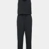 Nike Performance Damen JUMPSUIT TIE - Trainingsanzug - Black/iron Grey