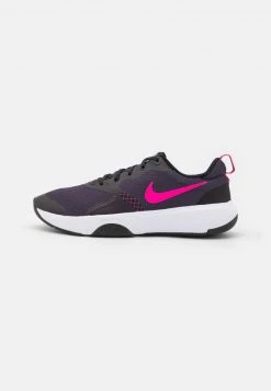 Nike Performance Damen CITY - Trainingsschuh - Black/hyper Pink/cave Purple/lilac/white