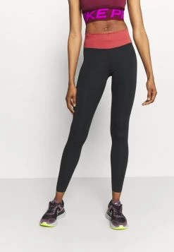 Nike Performance ONE LUXE - Tights - Black/canyon Rust | Damen